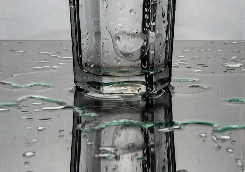 Vaso de agua del grifo